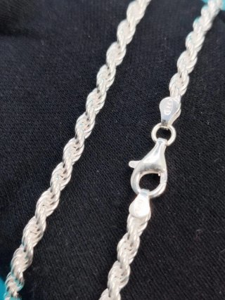 Cadena Cordón Plata 925 mm