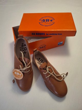 Zapatos 48 HOURS Cuero Marrón Talla 37