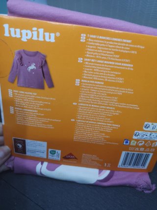 Camiseta Manga Larga Lupilu Unicornio 6-8 Años