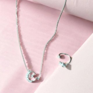 Conjunto Collar y Anillo Acero