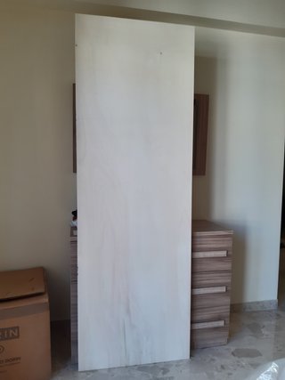 Pannello rettangolare in legno nuovo