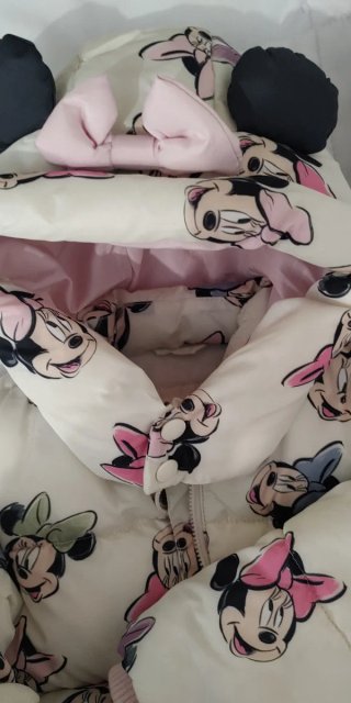 Parka de Bebé Estampado Minnie Mouse y Colours