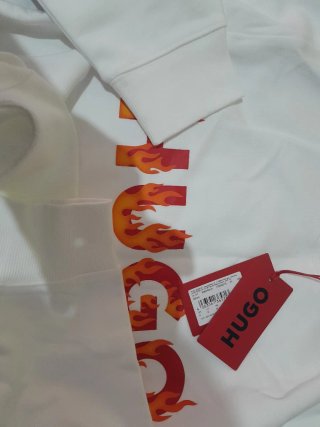 Sudadera Hugo Boss Blanca Talla M