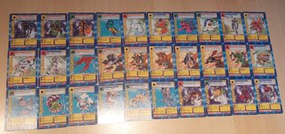 Carte Digimon - 42 carte da espansione italiana