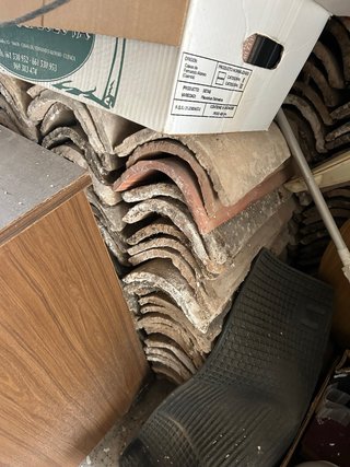 Tejas morunas viejas tengo mas de 650 tejas