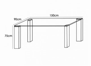 Mesa cristal y 5 sillas comedor