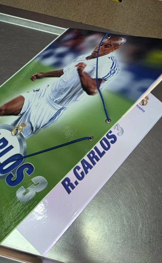 Carpeta Retro Real Madrid Roberto Carlos 2002/03