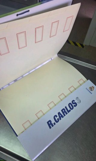 Carpeta Retro Real Madrid Roberto Carlos 2002/03
