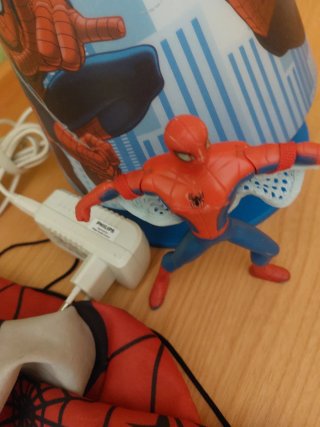 Lámpara de mesita infantil Spider-Man