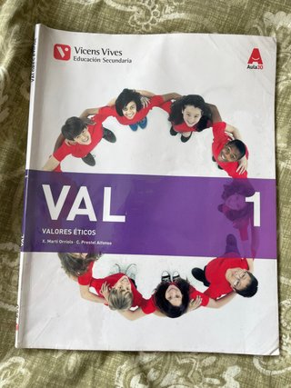 VAL, Valores éticos 1, Educación Secundaria