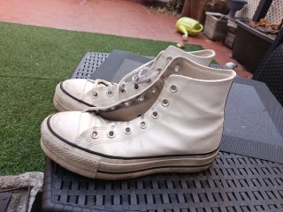 Zapatillas Converse Piel Blancas