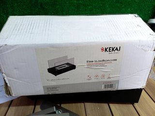 Chimenea bioetanol de mesa 35,5x18x20,5 cm KEKAI
