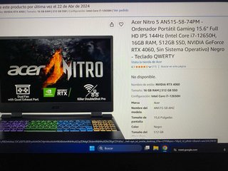 Acer Nitro 5 AN515-58-74PM Gaming Laptop