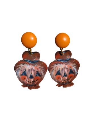 Pendientes calabaza, pendientes Halloween, joyas