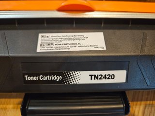 2 Tóners Compatibles TN2420 para Brother, negro