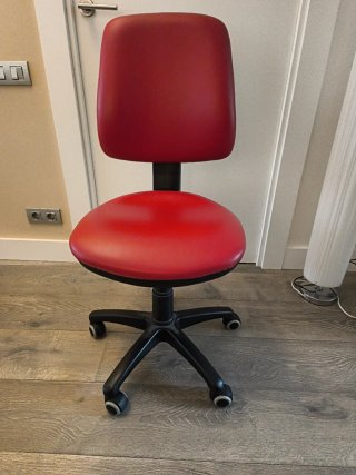 Silla de escritorio roja