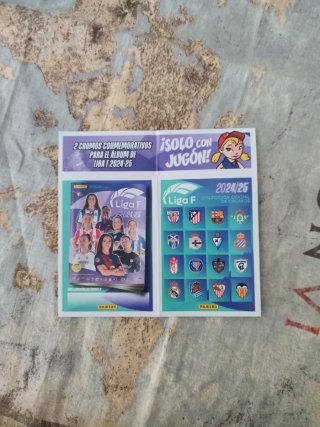 2 Cromos Conmemorativos Liga F 2024-25