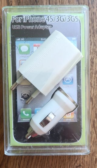 Cargador Casa y Coche para iPhone 4S/3G/3GS NUEVO