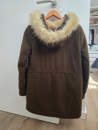 Abrigo tipo trenca Pull&Bear marrón S
