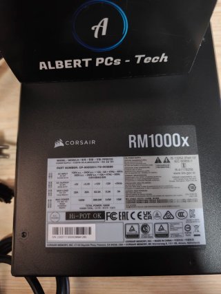 Fuente de Alimentación Corsair RM1000x 1000W