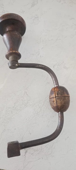 Berbiquí Antiguo de Carpintería