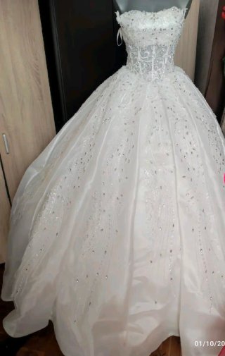 Vestido de Novia Blanco Talla Única