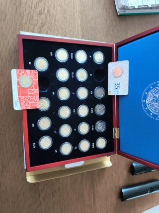 Estuche Leuchtturm Monedas 2€ Erasmus 2022
