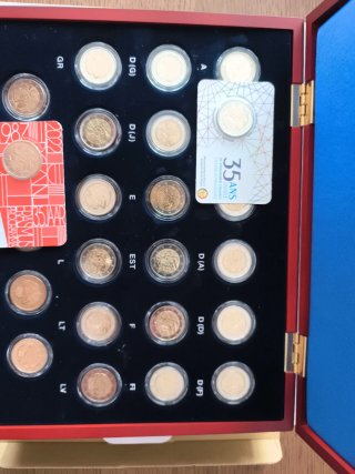 Estuche Leuchtturm Monedas 2€ Erasmus 2022