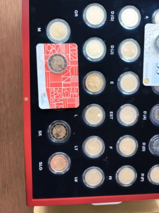 Estuche Leuchtturm Monedas 2€ Erasmus 2022