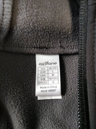 Chaqueta Quechua Negra Talla L