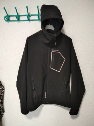Chaqueta Quechua Negra Talla L