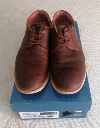 Zapatos Cetti piel marrones talla 39