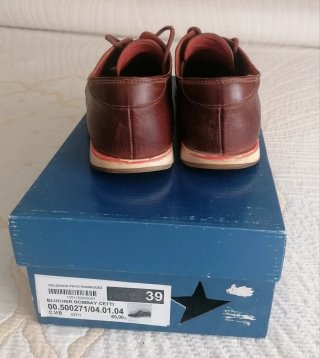 Zapatos Cetti piel marrones talla 39
