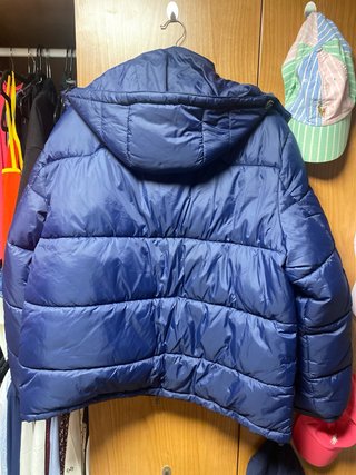 Cappotto Polo Ralph Lauren Blu Navy Impermeabile