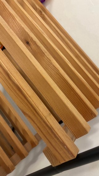 Estantería de Madera y Metal