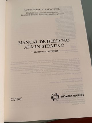 Manual de derecho administrativo
