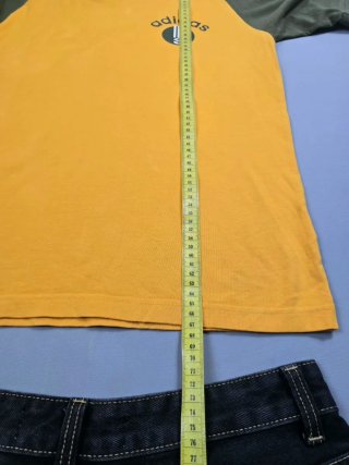 Sudadera Con Capucha Adidas Naranja y Verde Oliva