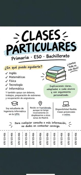 Clases particulares Ingles, Fisica...