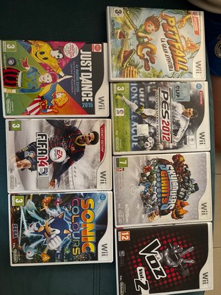 Lote 8 Juegos Wii