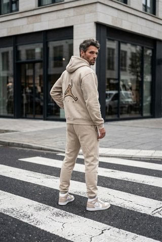 Chándal Jordan Paris Negro y Dorado talla S-2XL