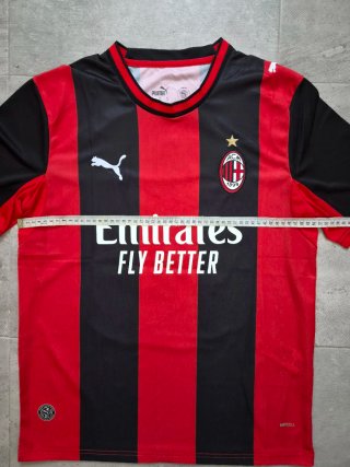 Camiseta AC Milan Puma Modrić #14 Roja y Negra