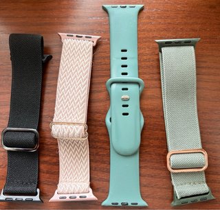 Apple Watch con correa elástica