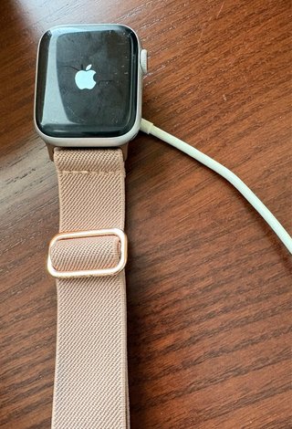 Apple Watch con correa elástica