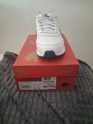 Zapatillas Puma Deportivas Blancas y Negras