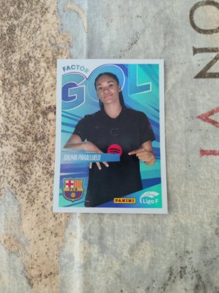 Cromo Panini Liga F Salma Paralluelo