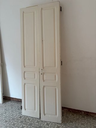 Puertas antiguas de madera 217x41 cada una
