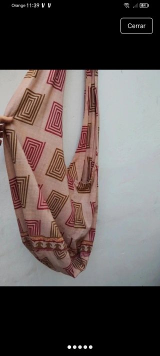 Bolso étnico bohemio tela estampado