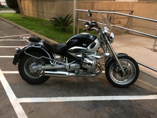 BMW R850 C Cruiser Negra y Plata