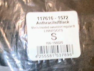 Felpa Lonsdale Linnfoots Antracite/Nero in pile