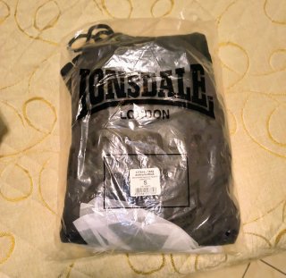 Felpa Lonsdale Linnfoots Antracite/Nero in pile